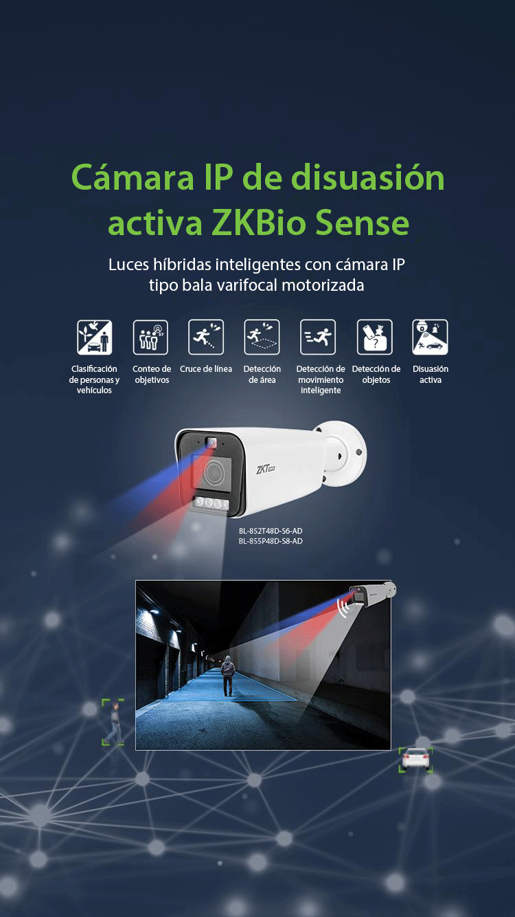 ZKBio Sense Active Deterrence IP Camera