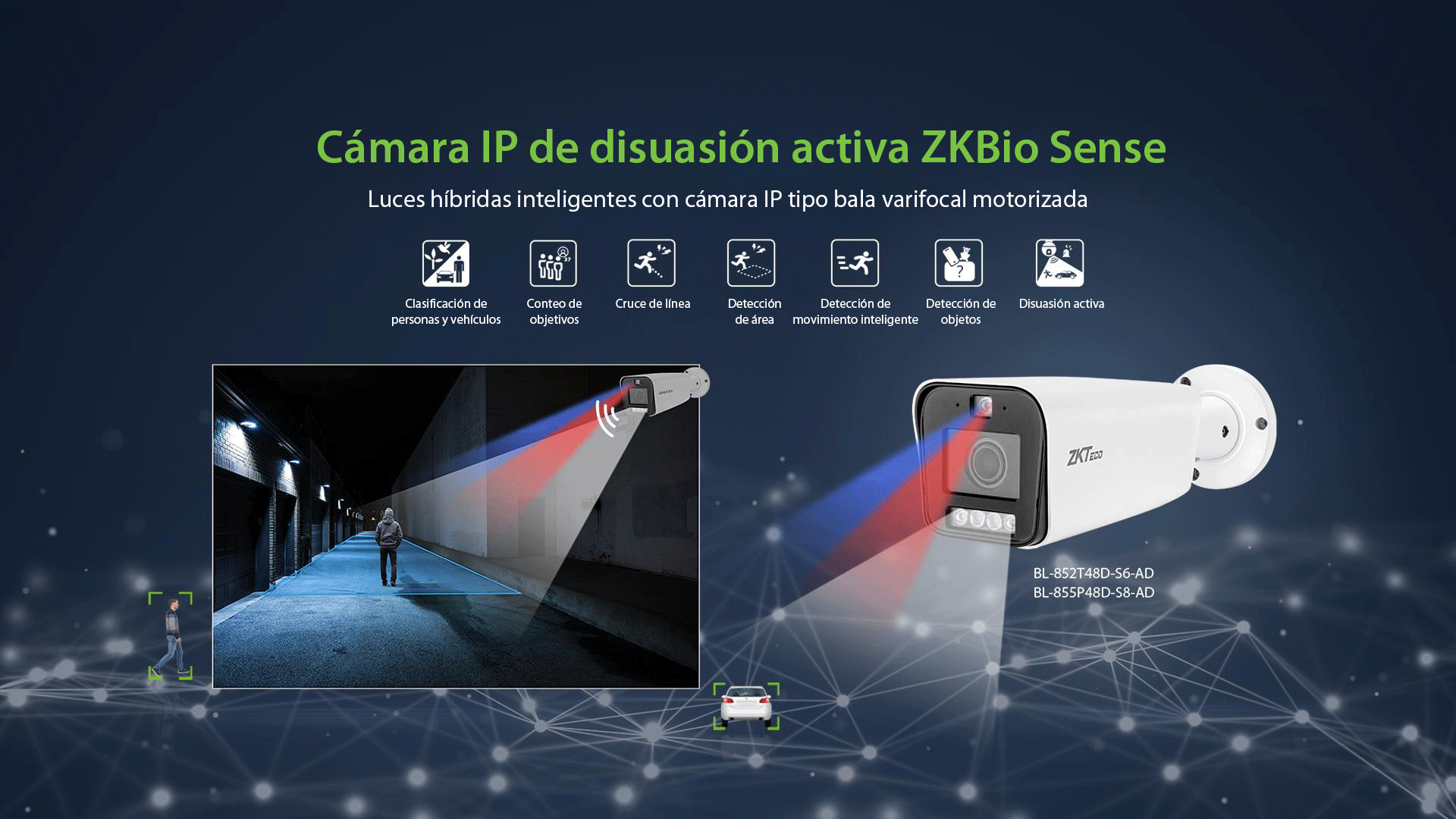 ZKBio Sense Active Deterrence IP Camera